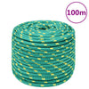 Vidaxl Boat Rope 12 mm 100 m in polipropilene verde