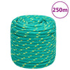 Vidaxl Boat Rope 16 mm 250 m polipropileno verde