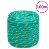 Vidaxl Boat Rope 18 mm 100 m polipropileno verde