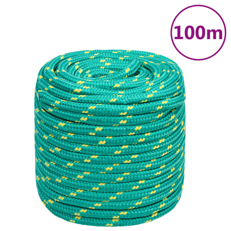 Vidaxl Boat Rope 18 mm 100 m polipropileno verde