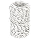 Vidaxl boottouw gevlochten 2 mmx50 m polyester wit