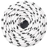 Vidaxl Boat Rope trenzada 6 mmx100 m poliéster blanca4