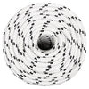 Vidaxl Boat Rope trenzada 14 mmx25 m poliéster blanco