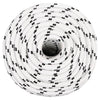 Vidaxl Boat Rope trenzada 14 mmx250 m poliéster blanco