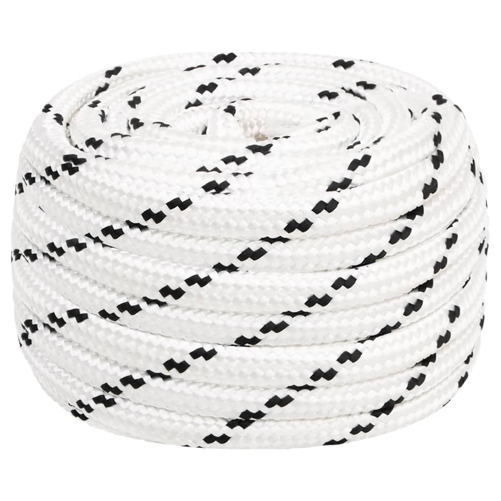 Vidaxl Werkouw 20 mm 25 m Polyester White