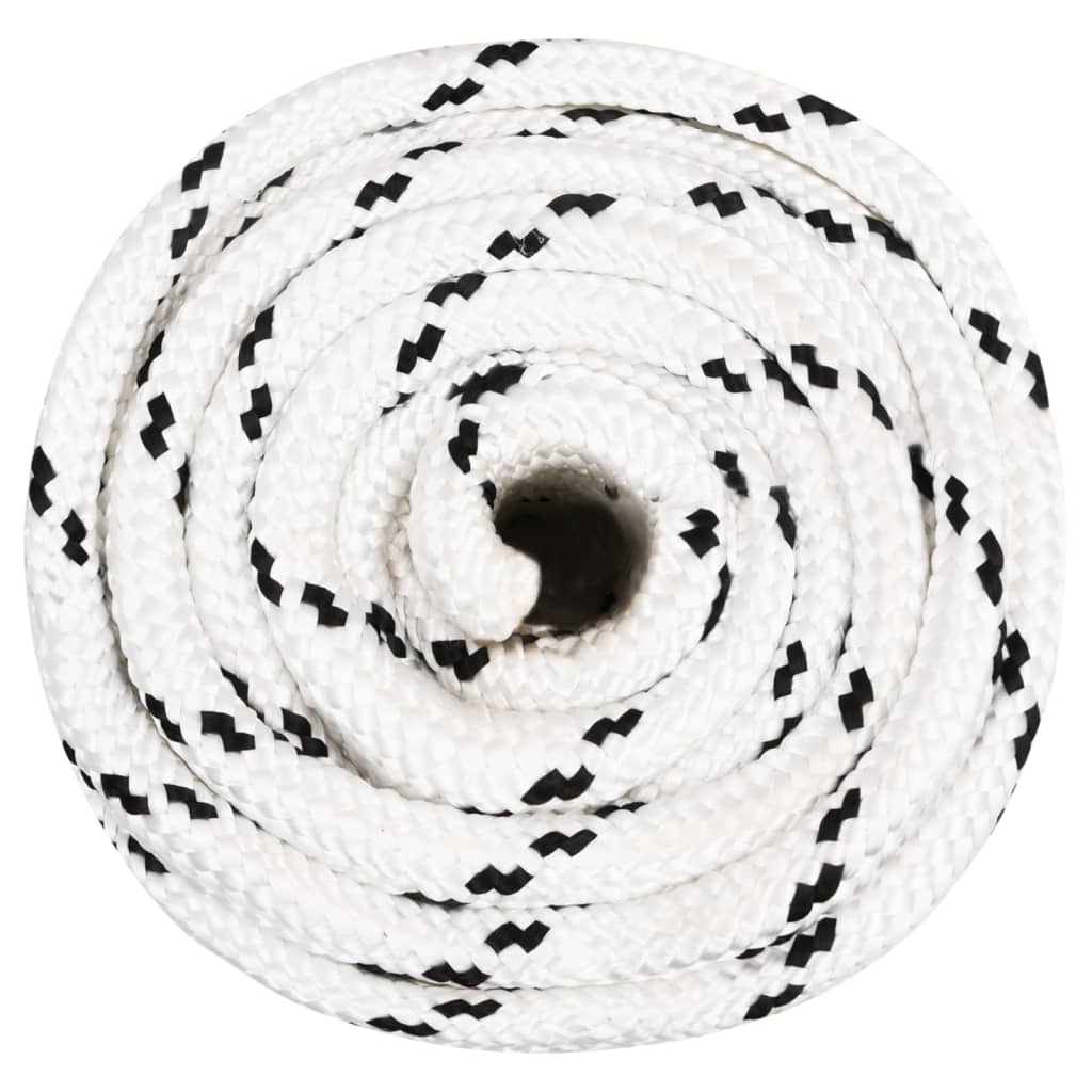 Vidaxl Werkouw 20 mm 25 m Polyester White