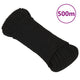 Vidaxl Werkouw 3 mm 500 m Polyester Black