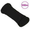 Vidaxl Werkouw 4 mm 500 m poliéster negro