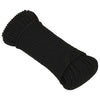 Vidaxl Werkouw 5 mm 100 m poliéster negro