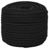 Vidaxl Werkouw 14 mm 100 m poliéster negro
