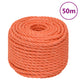 Vidaxl Werkouw 10 mm 50 m Polypropene Oranje
