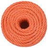 Vidaxl Werkouw 10 mm 50 m polipropeno oranje