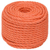 Vidaxl werktouw 16 mm 50 m polypropeen oranje