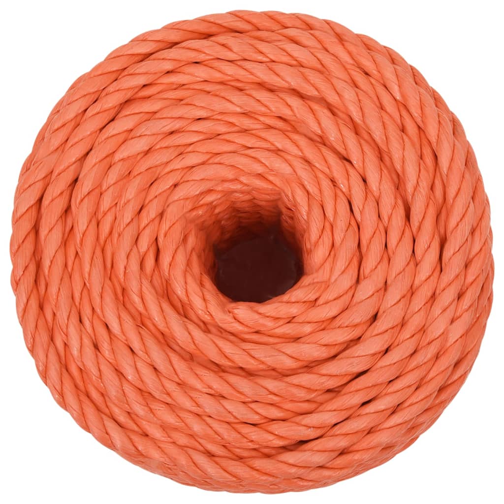Vidaxl Werkouw 24 mm 100 m Polypropene Oranje