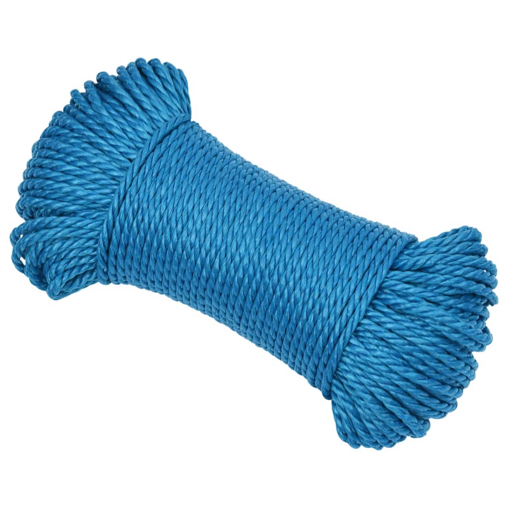 Vidaxl Werkouw 6 mm 250 m Polypropene Blue