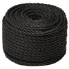 Vidaxl Werkouw 12 mm 50 m polipropeno negro