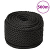 Vidaxl Werkouw 12 mm 500 m polypropene negro
