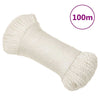 Vidaxl werktouw 3 mm 100 m polypropeen wit