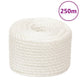 Vidaxl werktouw 10 mm 250 m polypropeen wit