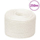 Vidaxl werktouw 12 mm 250 m polypropeen wit