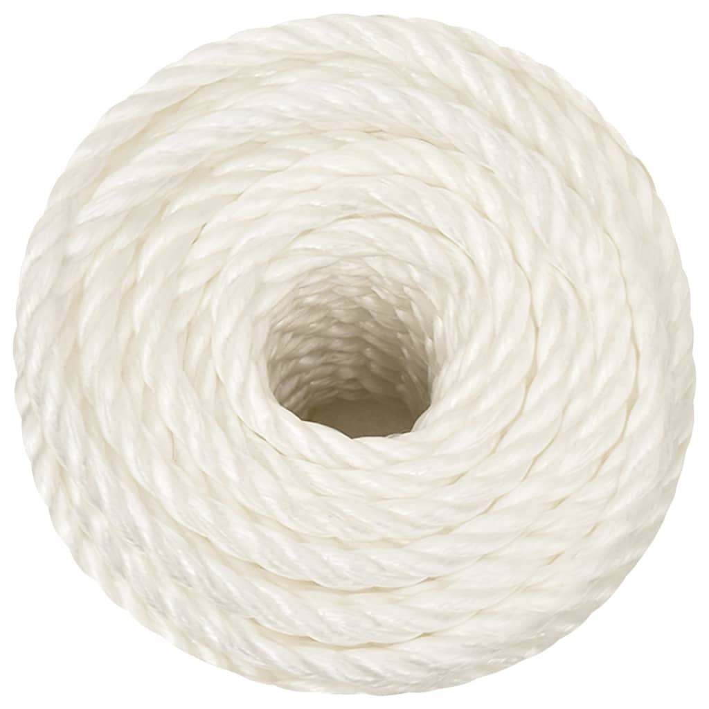 Vidaxl werktouw 24 mm 50 m polypropeen wit