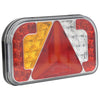 Vidaxl Supporters 2 ST LED LAMP 12 V 24x5x14.5 cm rojo