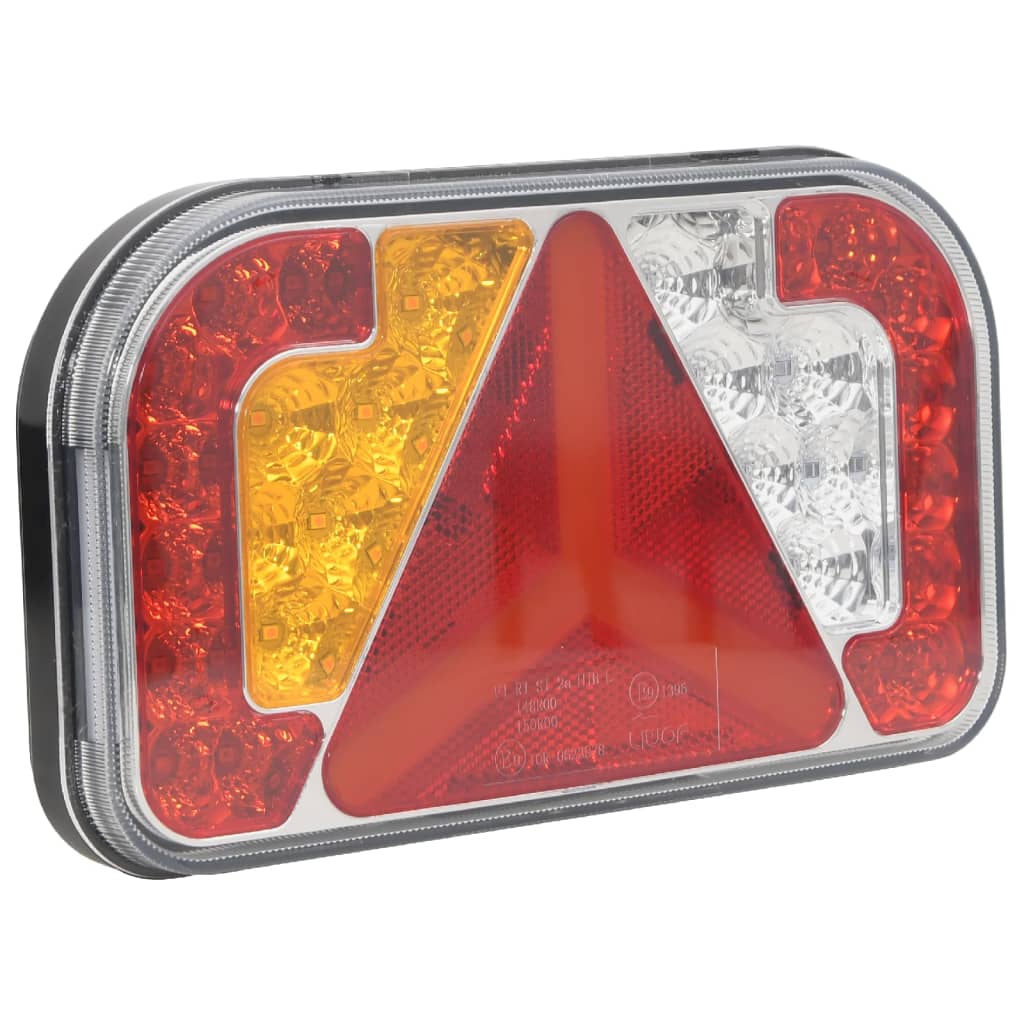 VIDAXL Supporter 2 St LED LAMPAGGIO 12 V 24x5x14,5 cm rosso