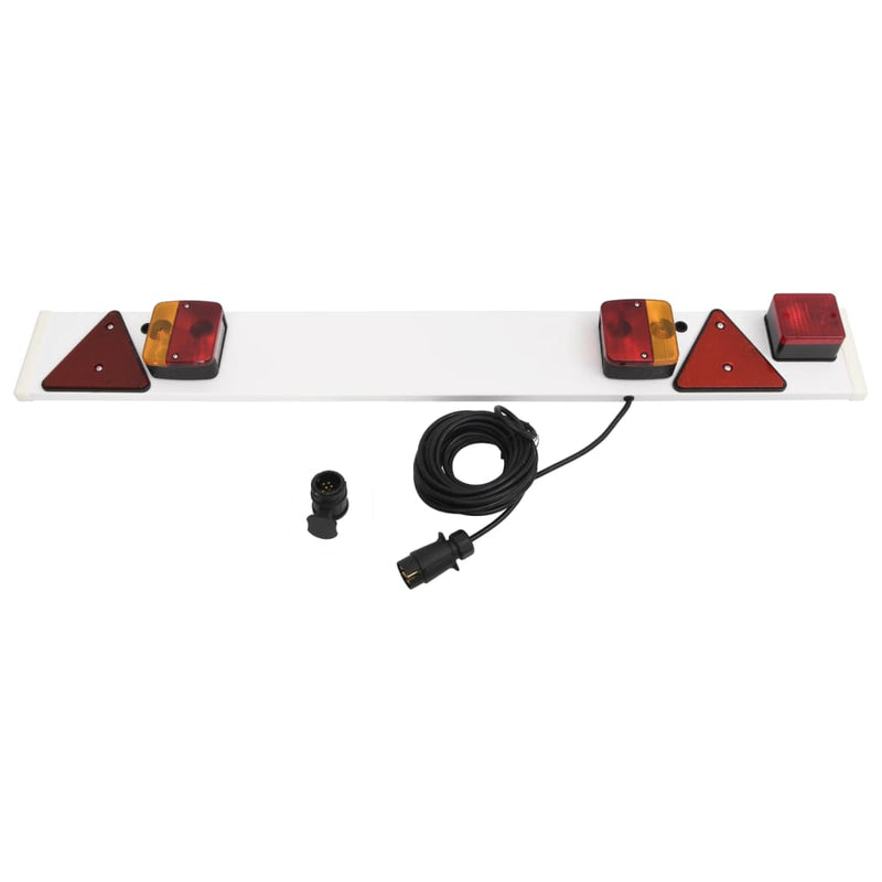 Vidaxl Trailer Lighting Classic Pear 12 V 115x7x14 cm rosso