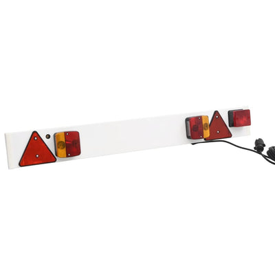 Vidaxl Trailer Lighting Classic Pear 12 V 115x7x14 cm rosso