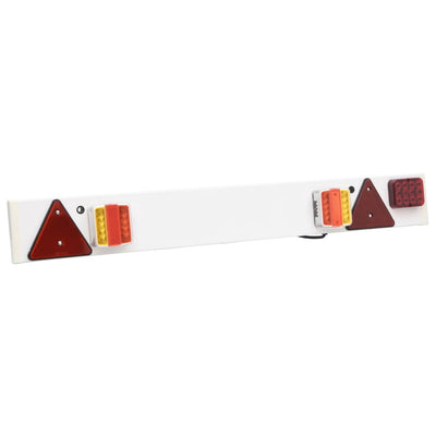 Lampada LED di illuminazione del rimorchio Vidaxl 12 V 115x6x14 cm rosso