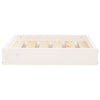 Vidaxl hondenmand 51,5x44x9 cm massief grenenhout wit
