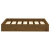 Vidaxl hondenmand 61,5x49x9 cm massief grenenhout honingbruin