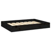 Vidaxl Dog Basket 71.5x54x9 cm Pino solido nero