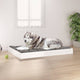 Vidaxxl cama para perros 101,5x74x9 cm madera maciza de pino blanco