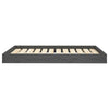 VidaXL Hondenmand 101,5x74x9 cm massief grenenhout grijs