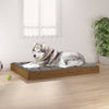 Vidaxl Dog Basket 101.5x74x9 cm Miele di pino solido marrone