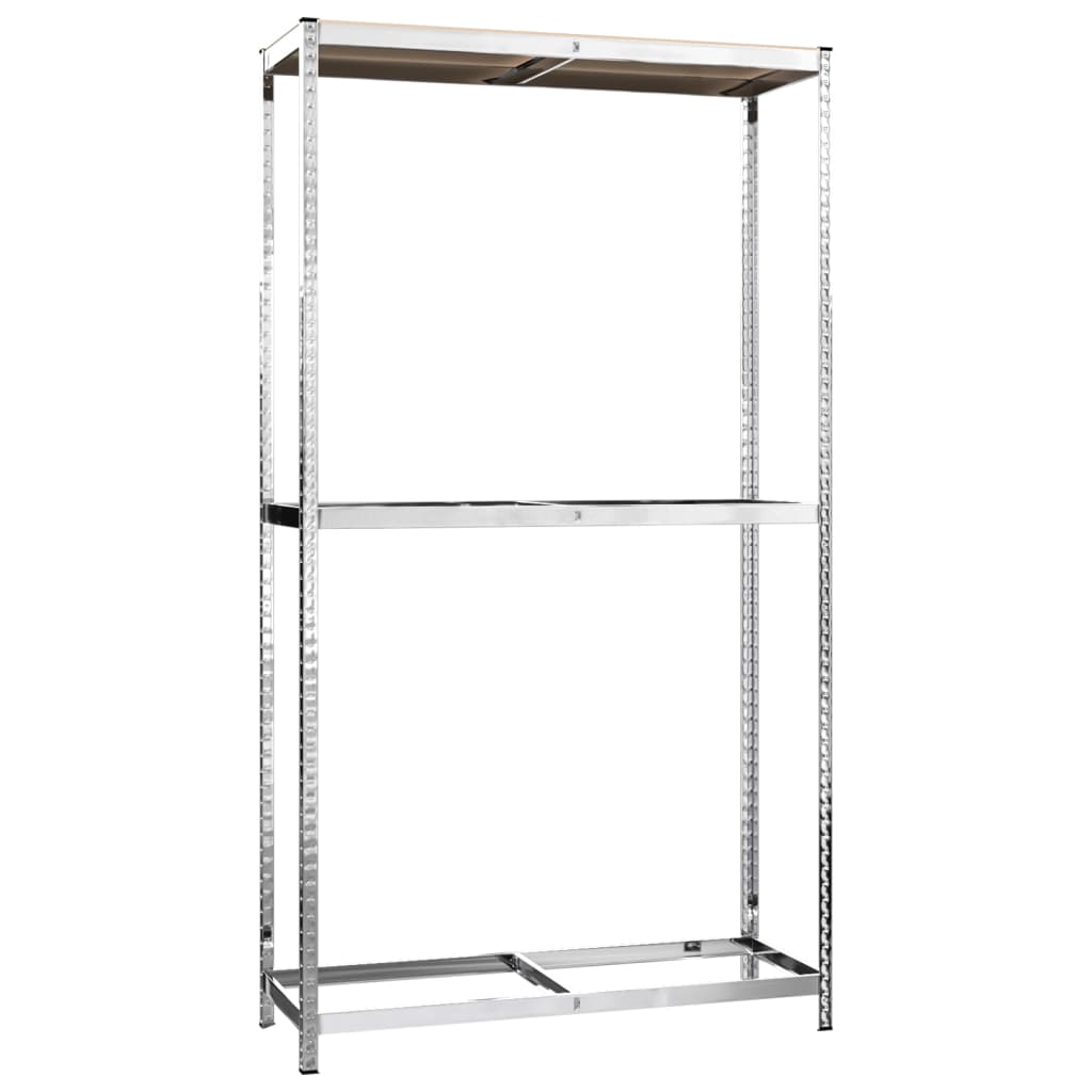 Vidaxl Rack de neumáticos 2 capas 110x40x180 cm de acero coloreado