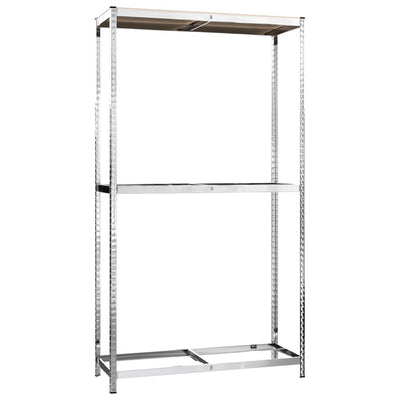 Vidaxl Rack de neumáticos 2 capas 110x40x180 cm de acero coloreado