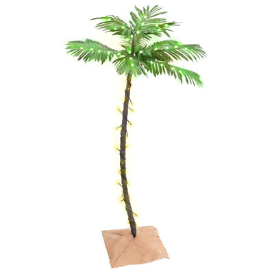 Vidaxl Palm Tree LED 72 LED White White 120 cm