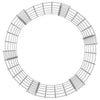 Vidaxl Compost Bin Ø50x50 cm de acero galvanizado