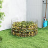 Contenedor de compost vidaxx ø100x50 cm acero galvanizado