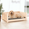 Vidaxl Dog Basket 75.5x55.5x28 cm pino solido
