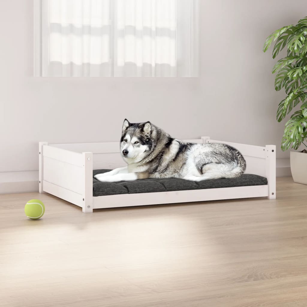 Vidaxl Dog Basket 105.5x75.5x28 cm Pino solido