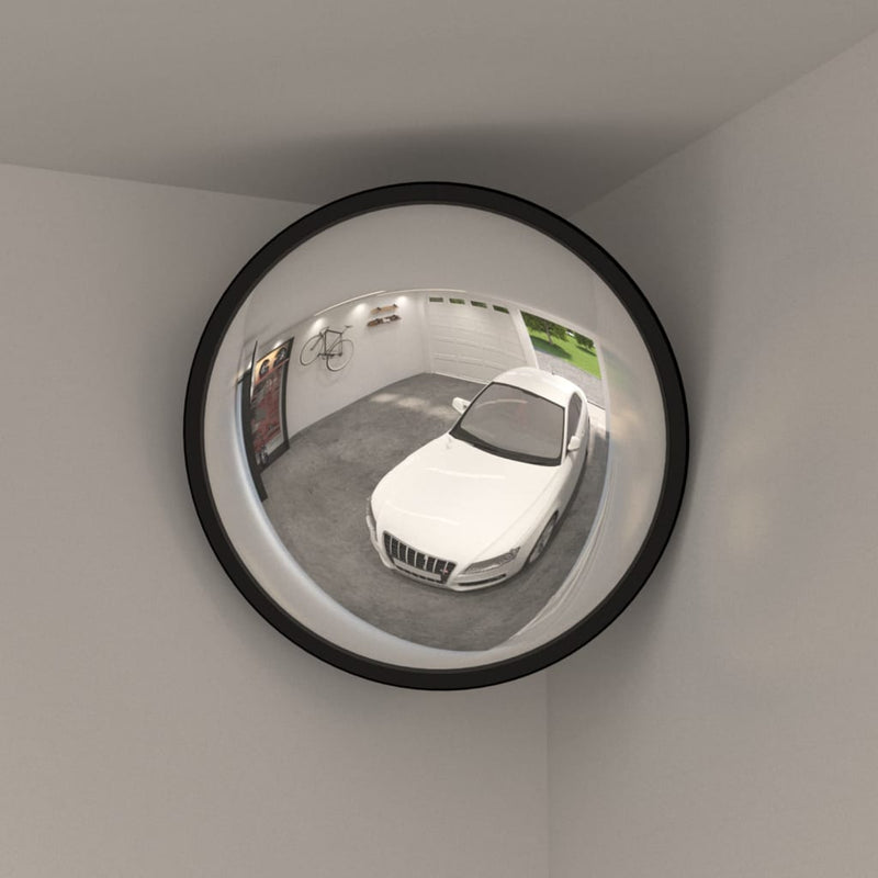 Specchio del traffico Vidaxl per interno Ø40 cm Black acrilico