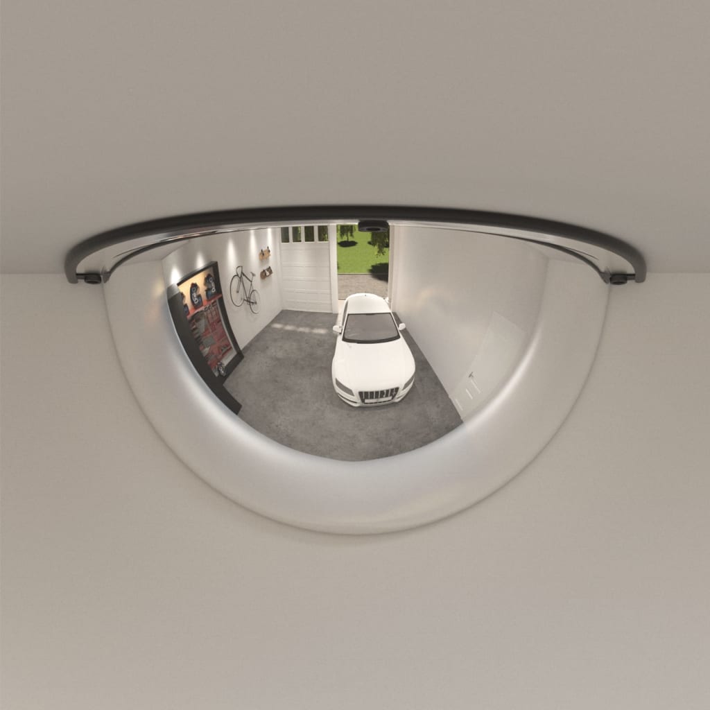 Vidaxl Mirror de tráfico Half Ball 2 sts Ø 40 cm acrílico