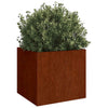 Vidaxl plantenbak 42x40x39 cm cortenstaal