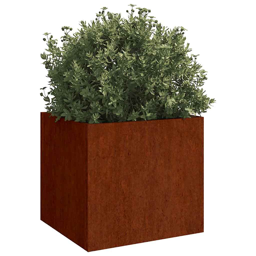 Vidaxl Fioter 2 St 42x40x39 cm Cortenstaal