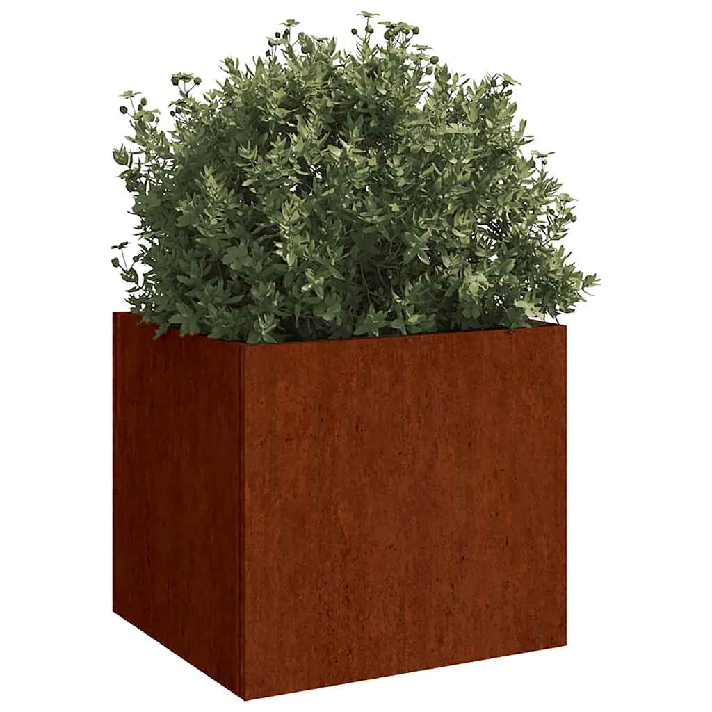 Vidaxl Fioter 2 St 49x47x46 cm Cortenstaal
