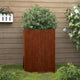 Vidaxl plantenbak 52x48x75 cm cortenstaal