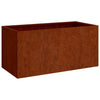 Casella di pianificazione Vidaxl 62x40x39 cm acciaio corn
